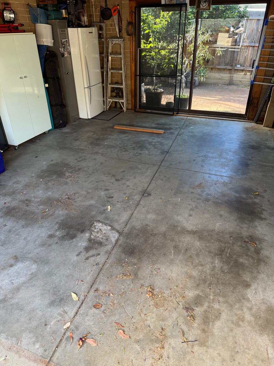 Cleared carport after furniture and junk removal in Melbourne