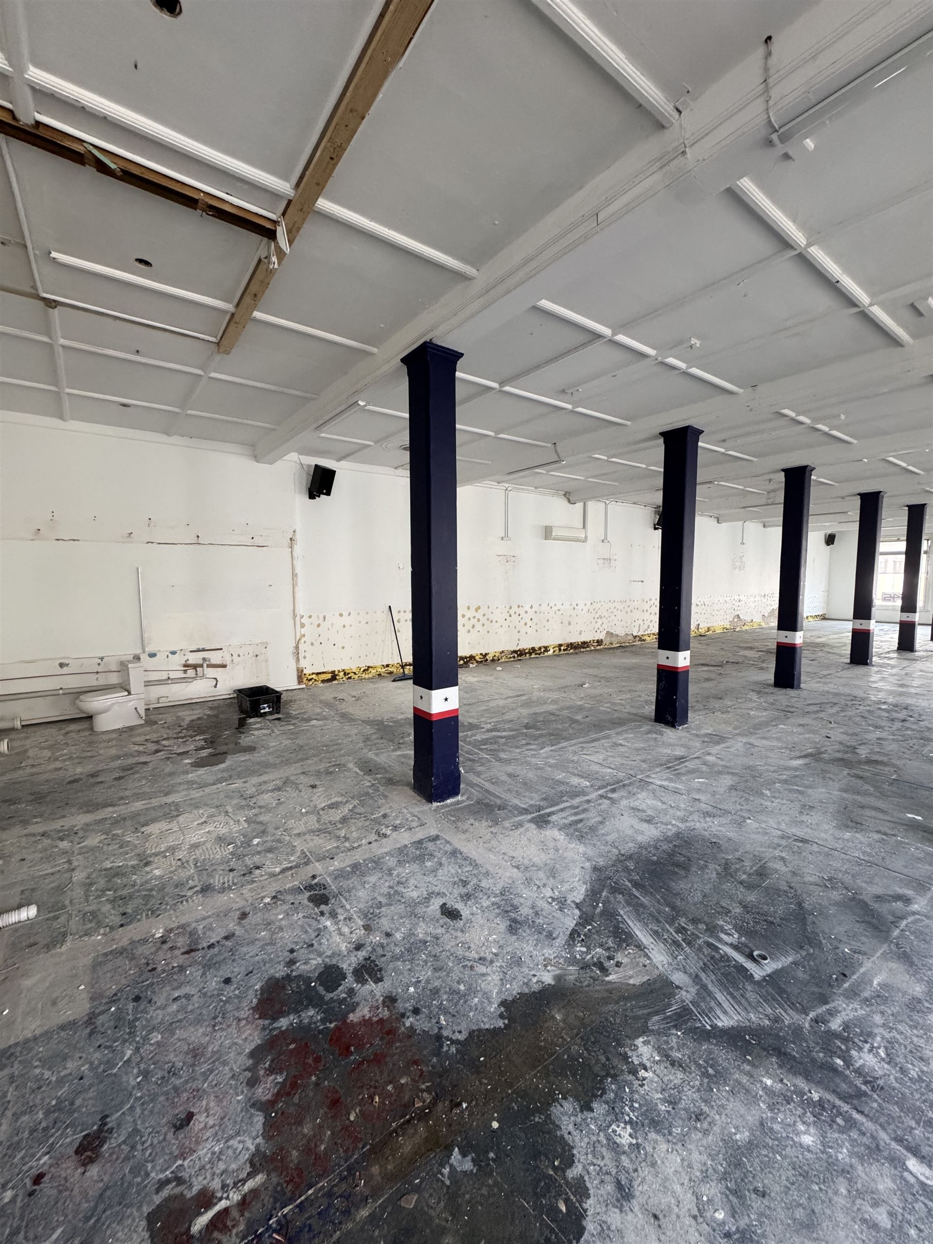 Commercial space fully cleared